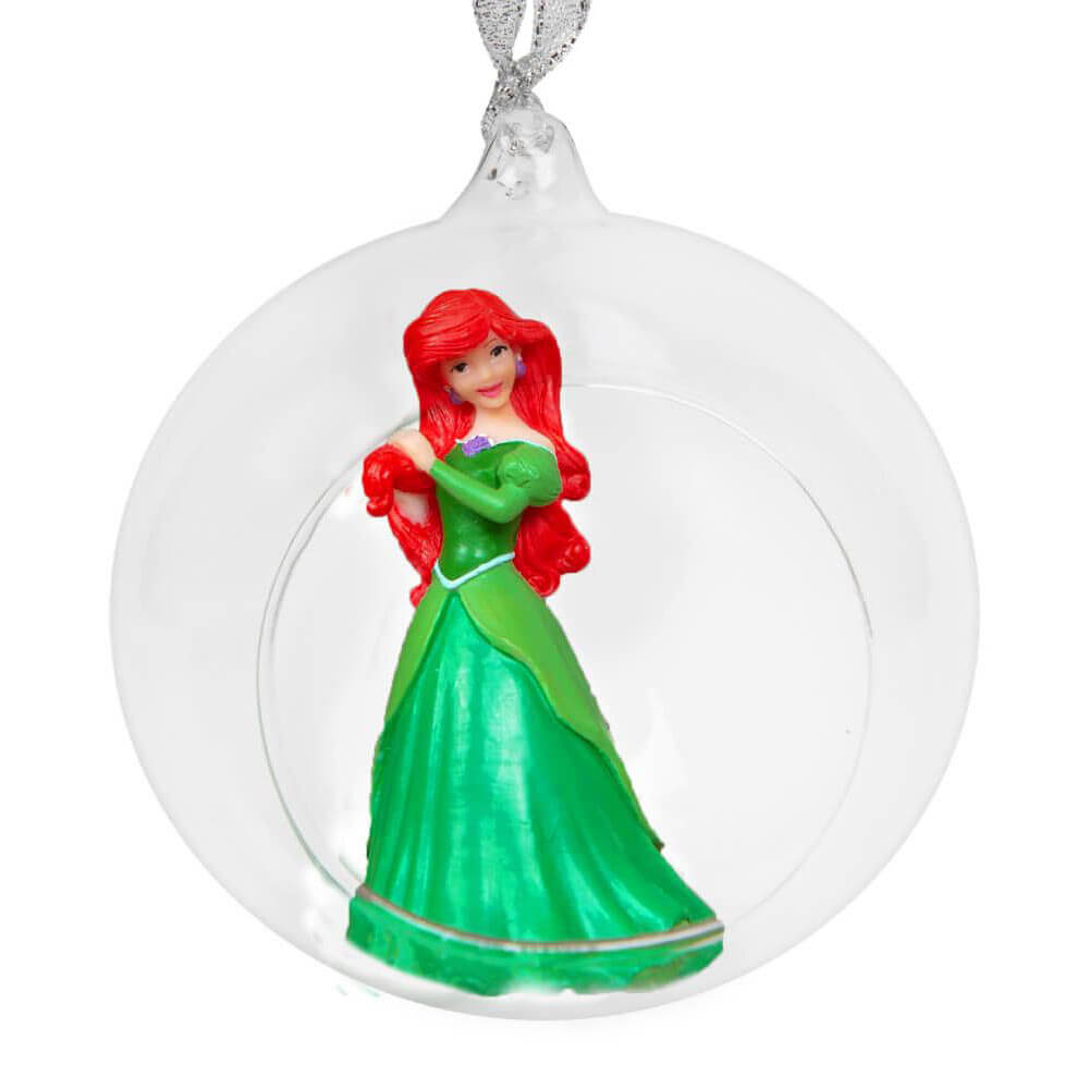 Disney Princess Christmas 3d Glass Bauble