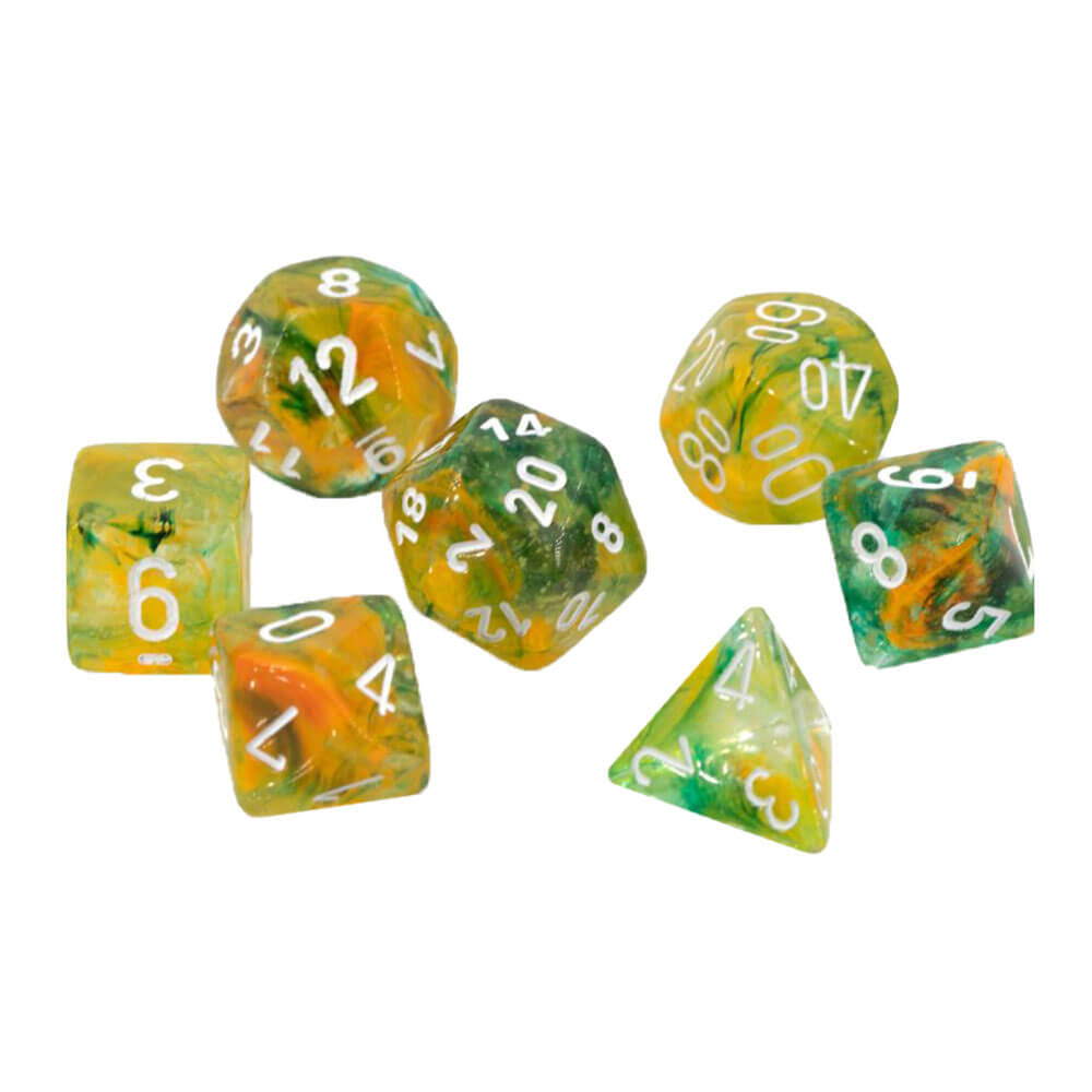 Nebula polyhedral luminary die sæt på 7