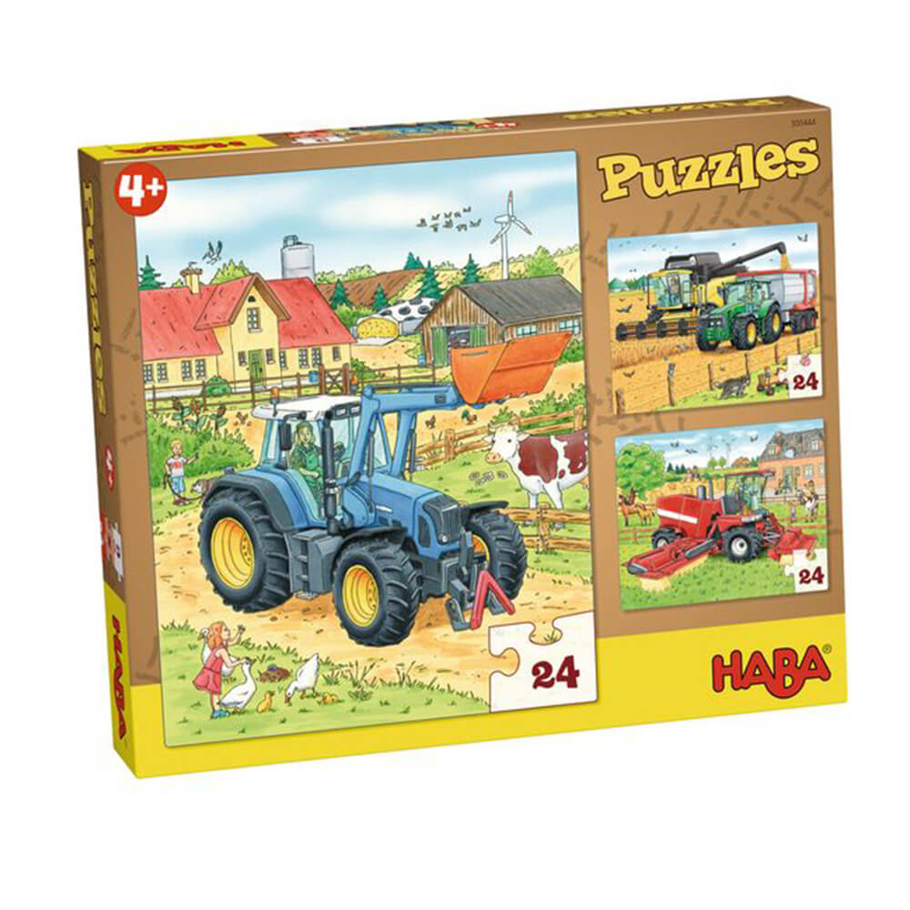 HABA -Rätsel mit 3 Designs 24PCs