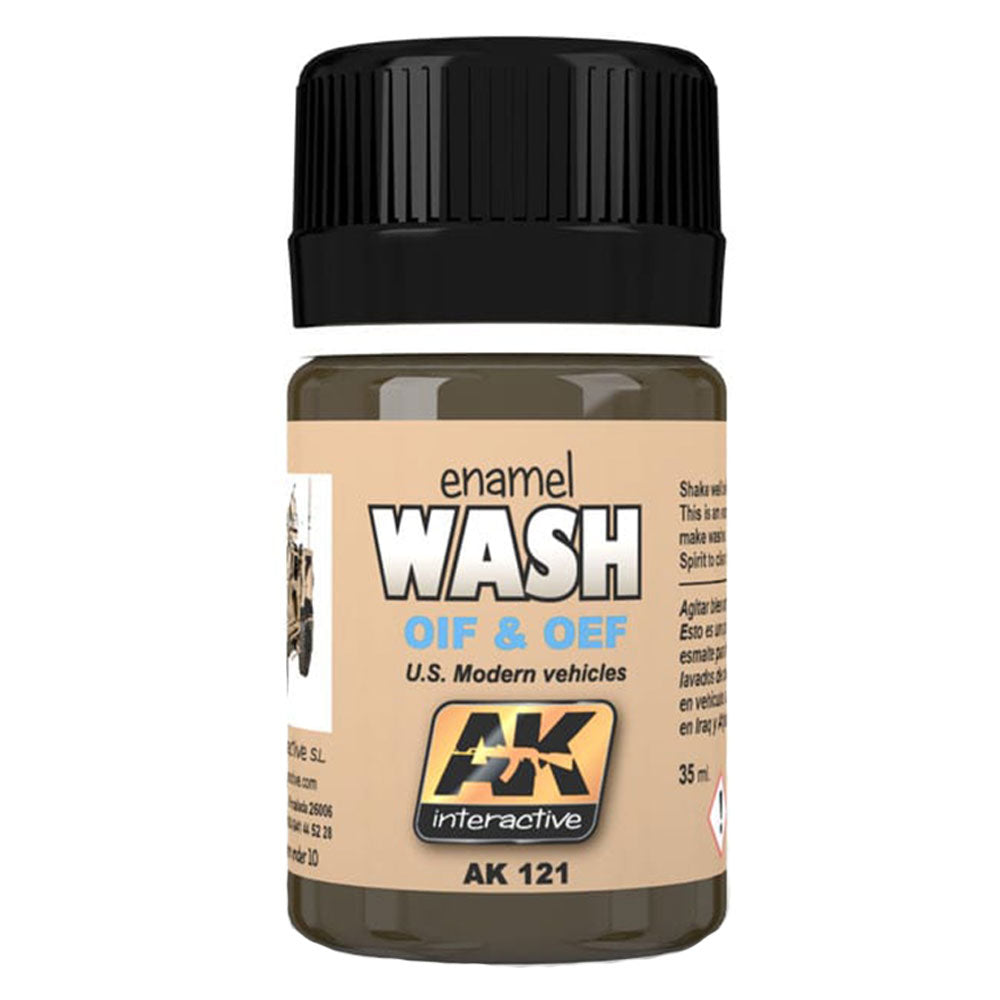 AK Interactive Enamel Wash Modeling Zestaw 35 ml