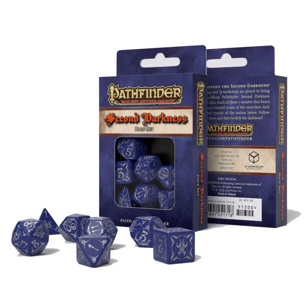 Q Workshop Pathfinder Dice (sett med 7)