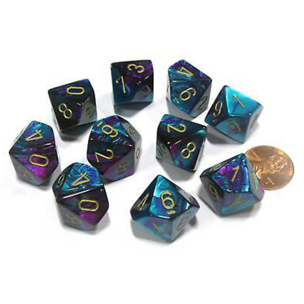 Chessex D10多面体10-Die Geminiセット