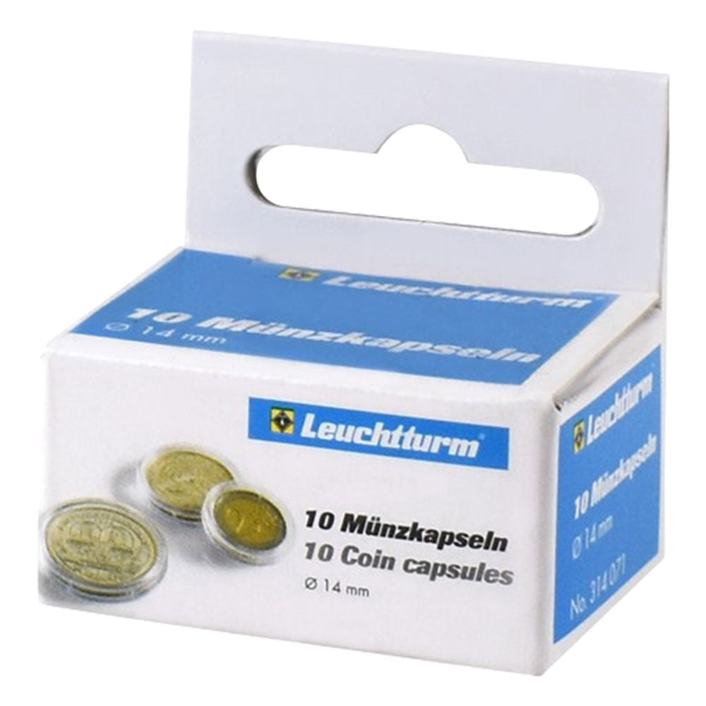 Leuchtturm Coin Capsules 10pk (fra størrelse 10-19)