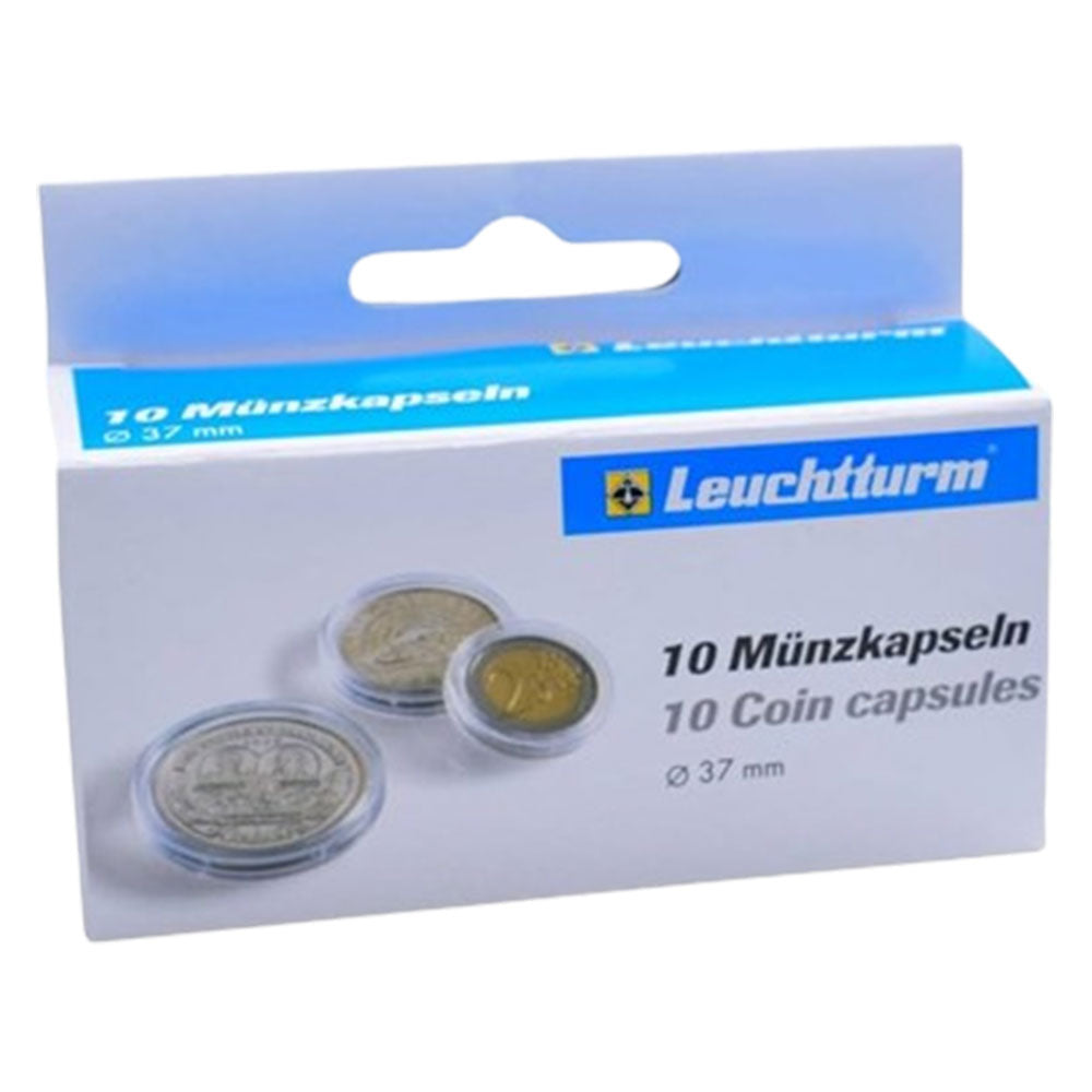 Leuchtturm Coin Capsules 10pk（サイズ30-39から）