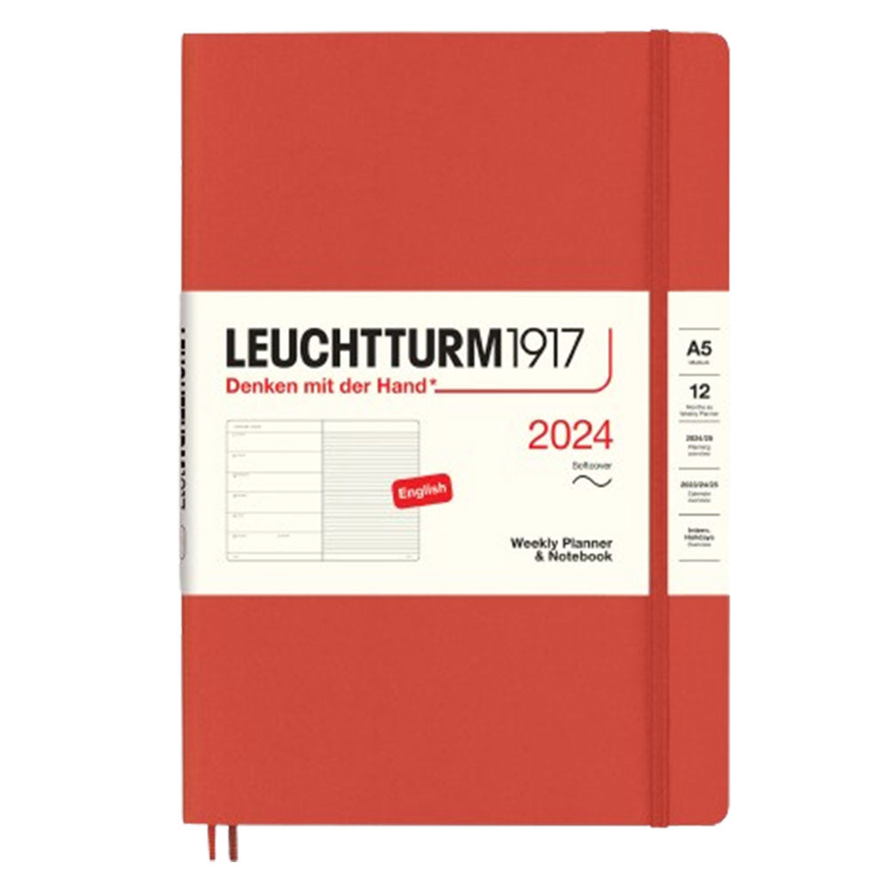 2024 A5 Week Planner & Notebook (SoftCover)