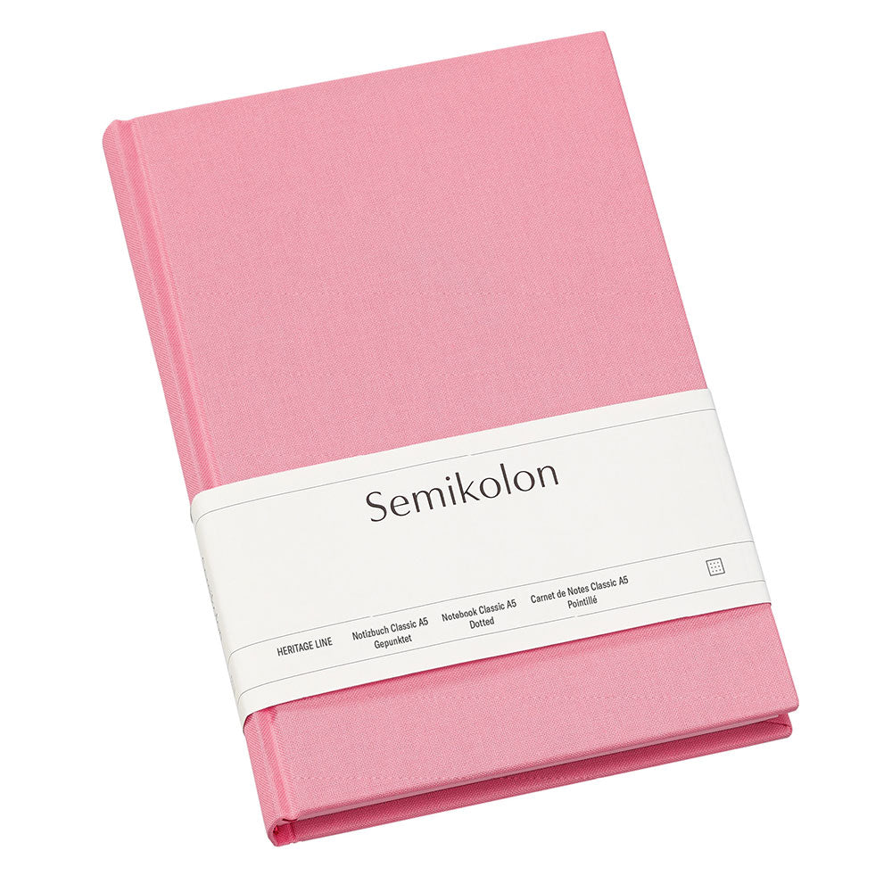 Semikolon Classic prickade A5 anteckningsbok