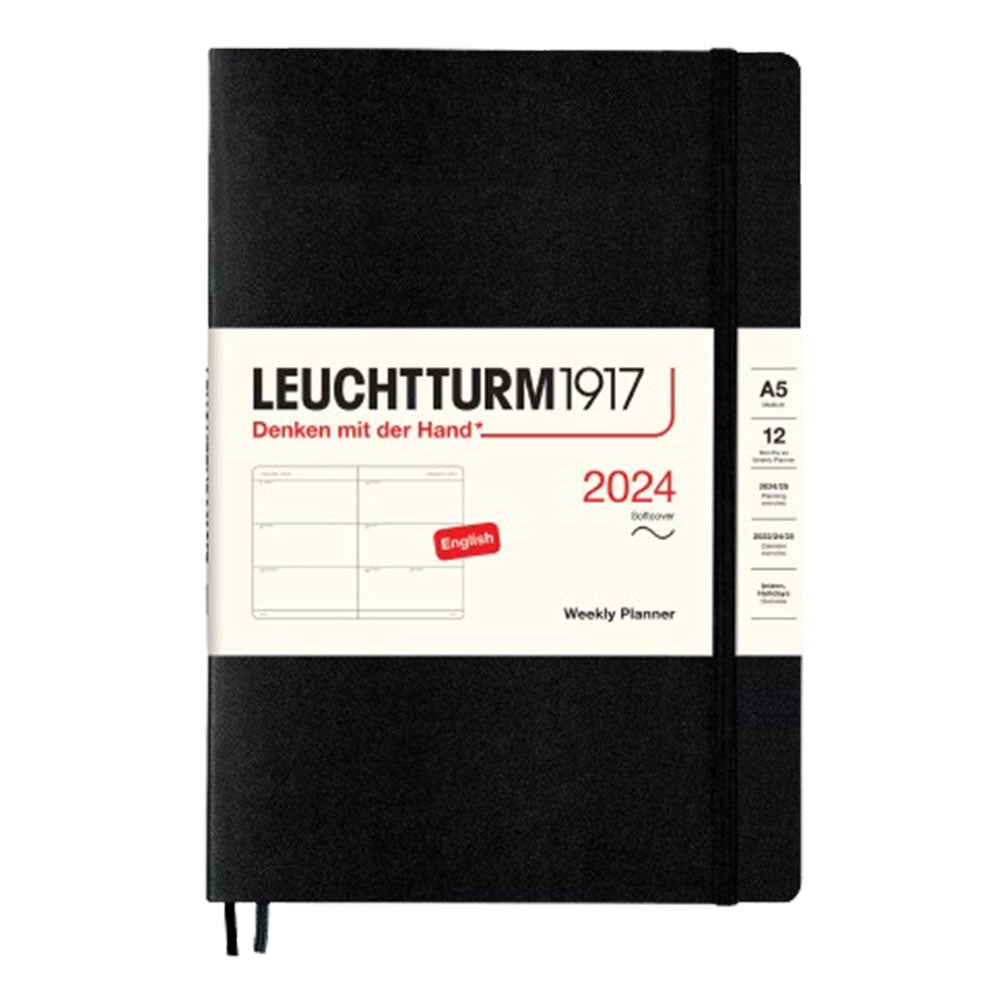 Pianificatore della settimana A5 LeuchTurm 2024 (Softcover)