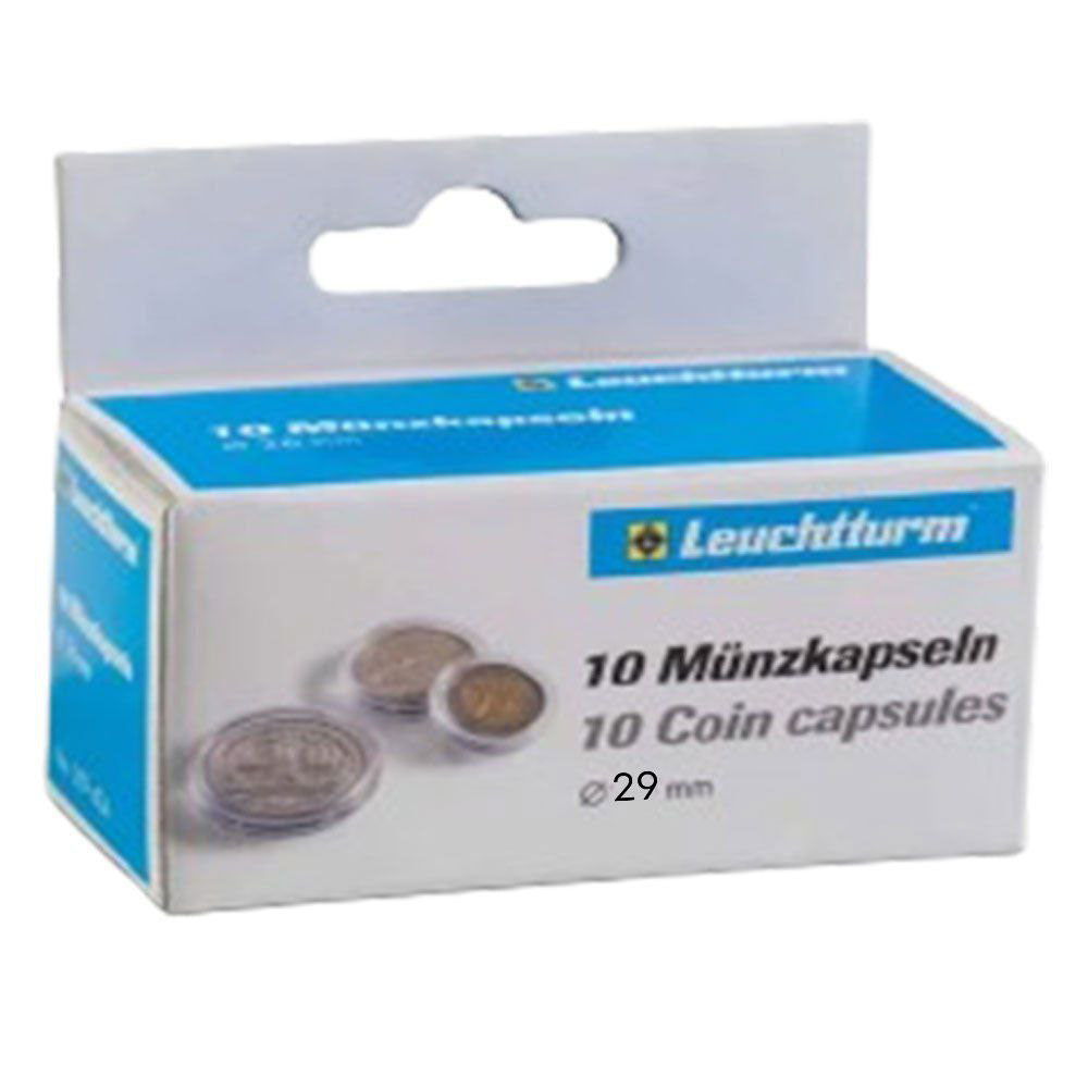 Leuchtturm Coin Capsules 10pk（サイズ20-29から）