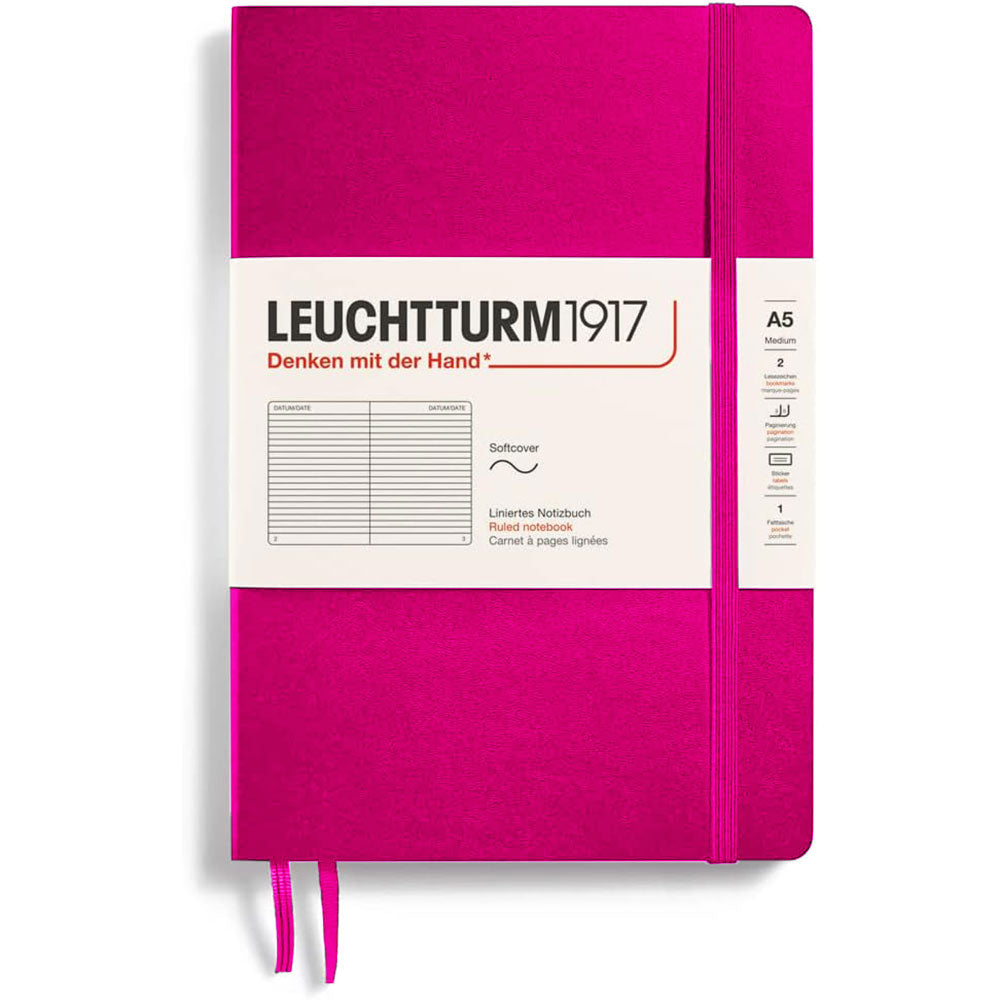 Leuchtturm Softcover rządził notebookiem A5