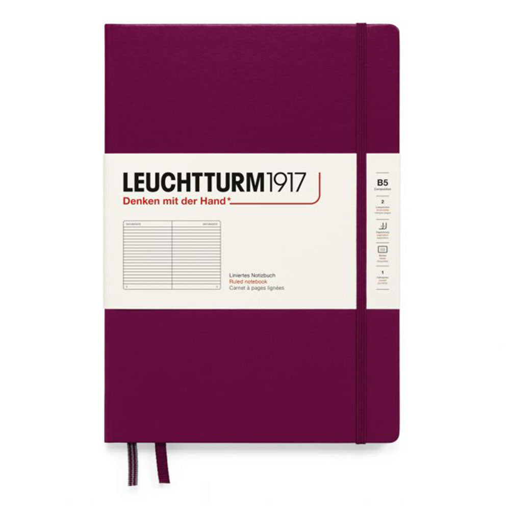 Leuchtturm HC組成はノートブックb5を支配しました