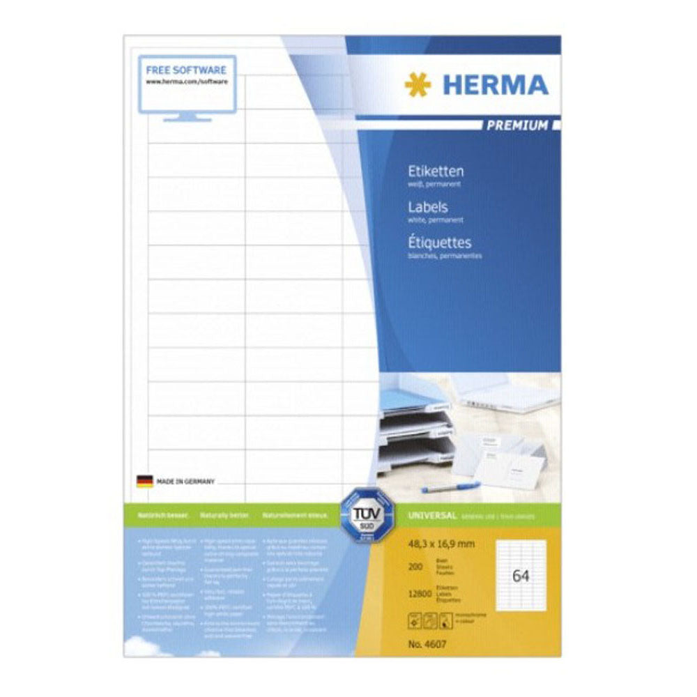 Herma Premium Labels A4 48,3mm 200 st