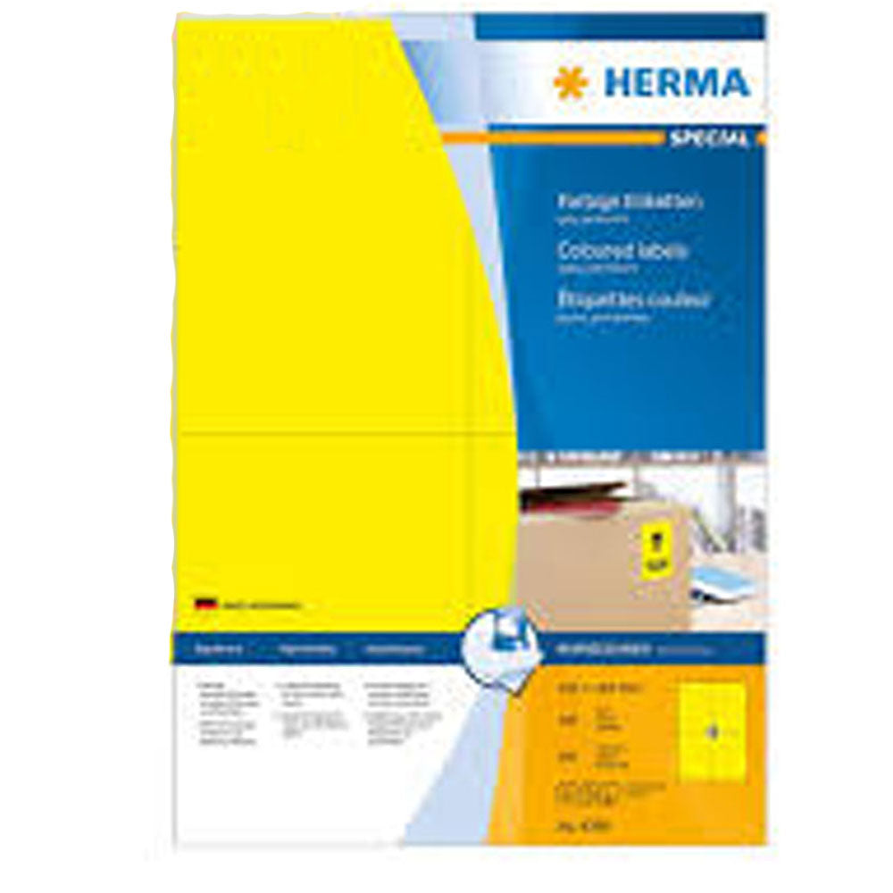 Herma farvede etiketter A4 100pc (105x148mm)