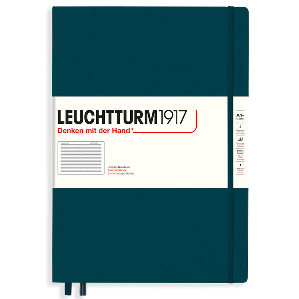 Leuchtturm HC Master Classic styrede notebook A4+