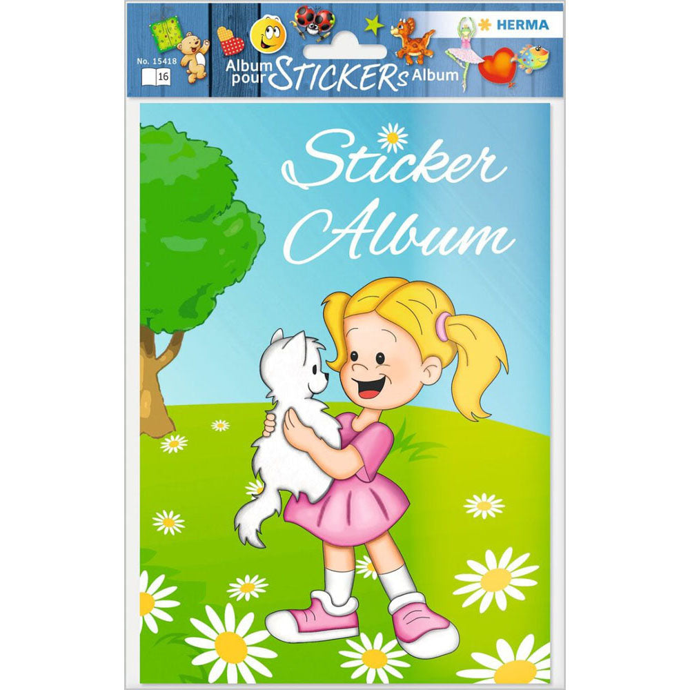 Herma Blank 16-Page Sticker Album A5