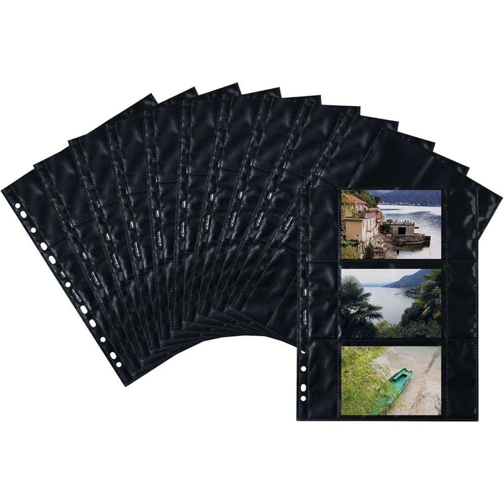 Herma Landscape Photo Pockets 10pc (Black)