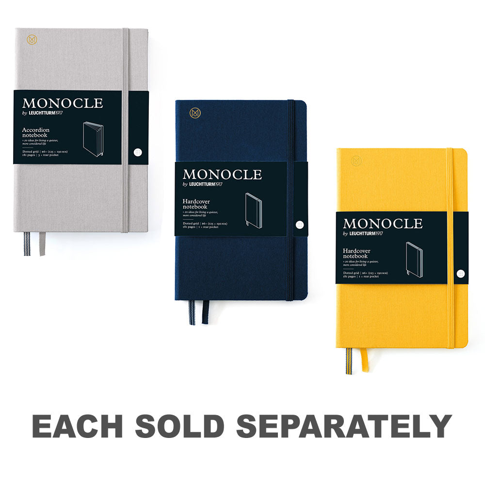 Monocle Hardcover Accordion Dotted Notebook B6+