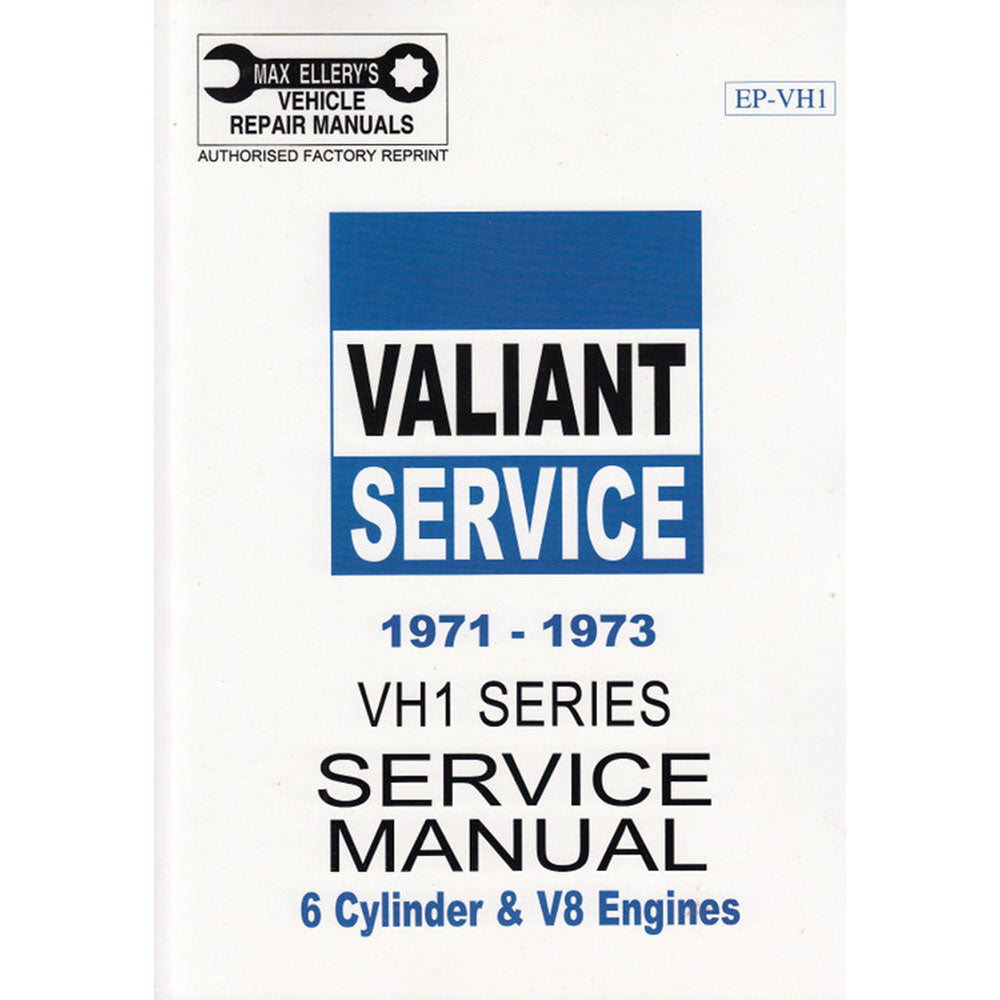 Valiant 1971-1973 VHシリーズサービスマニュアル