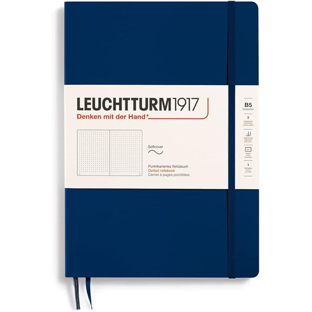 Leuchtturm SC -komposition prickade anteckningsbok B5