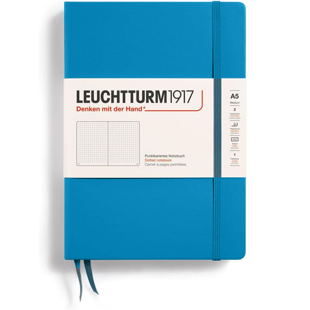 Leuchtturm Hardcover prikket notebook A5 (blå)