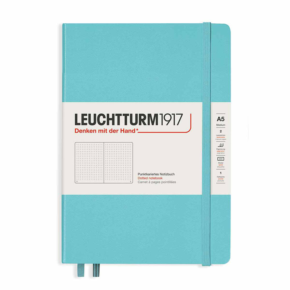 Leuchtturm Hardcover prikket notebook A5 (blå)