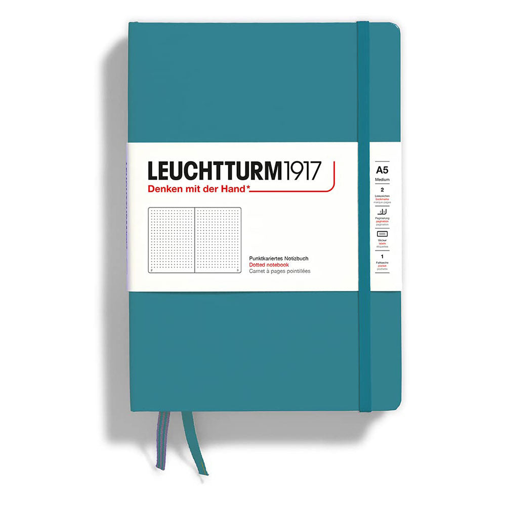 Leuchtturm Hardcover prikket notebook A5 (blå)