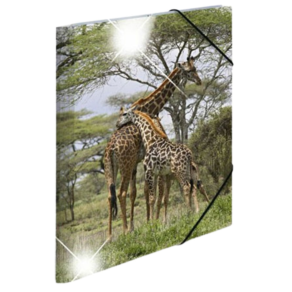 Herma Elasticated Glossy PP Folder A3 Animals