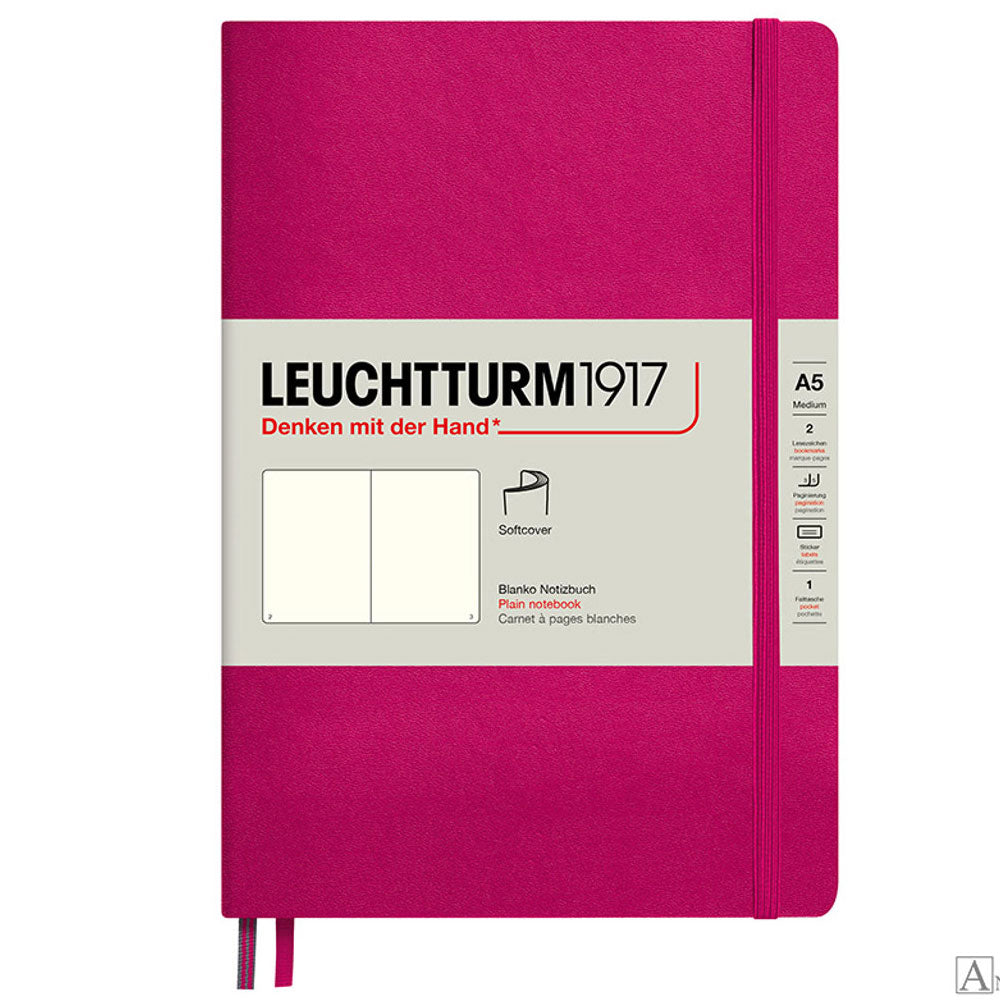 Leuchtturm Softcover Plain Notebook A5