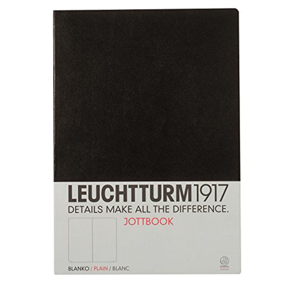 Leuchtturm Jottbook 60 sidor A4 (svart)