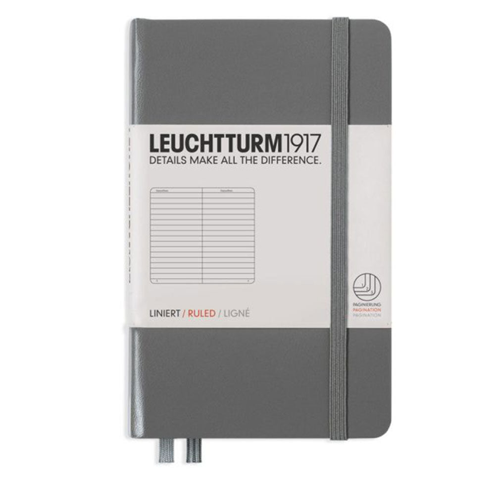 Leuchtturm Hardcover Ruled Notebook A6