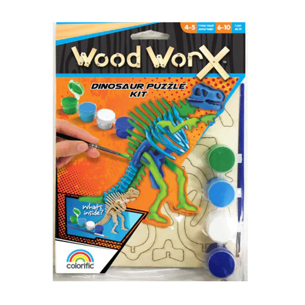 Kit de pintura de rompecabezas de madera worx