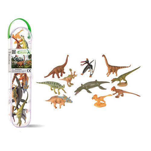 CollectA Dinosaur Figures in Tube Gift Set (Set of 10)