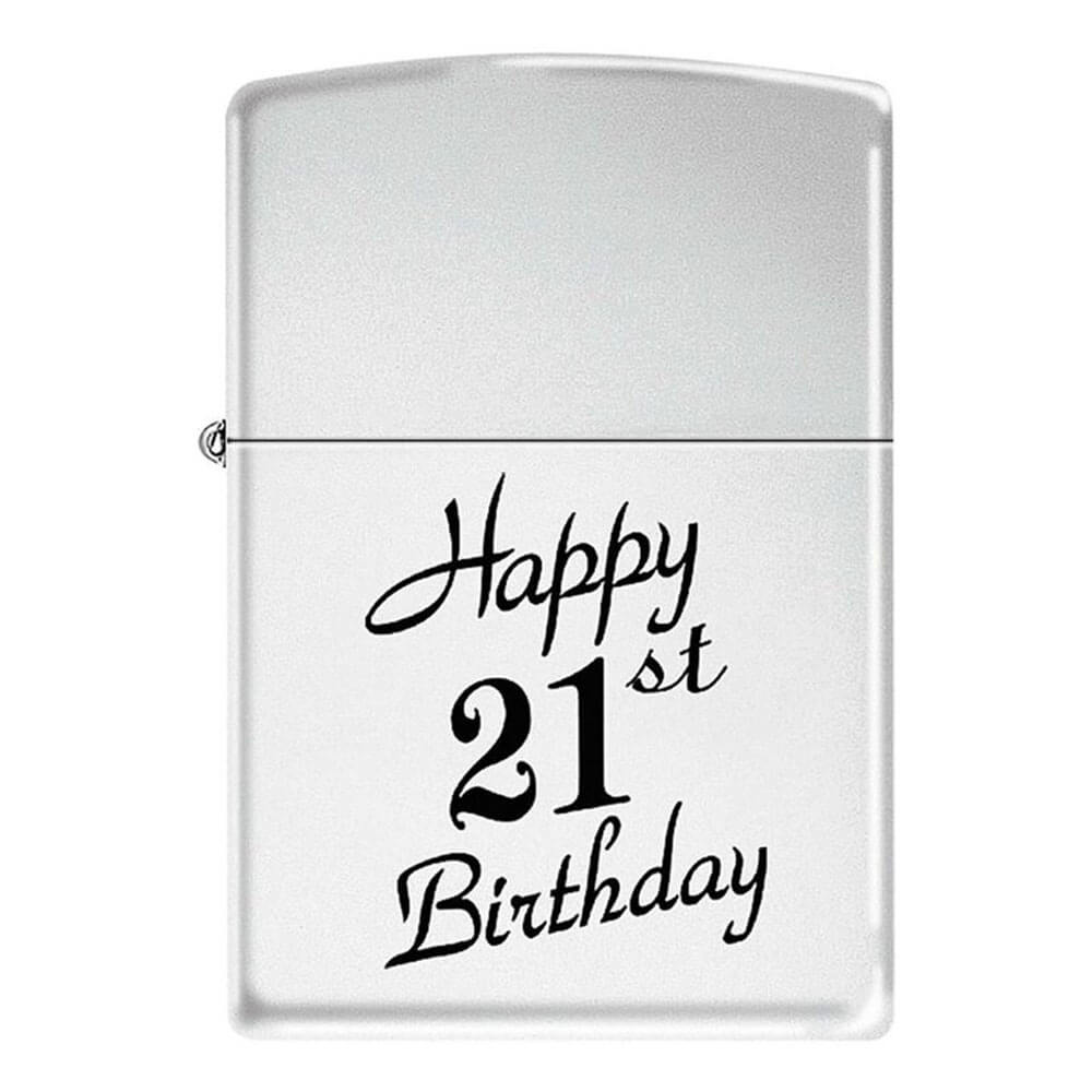 Zippo Birthday High Polish Chrome Tlester