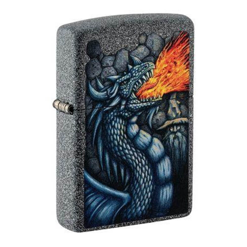 Zippo fyrig drage lettere