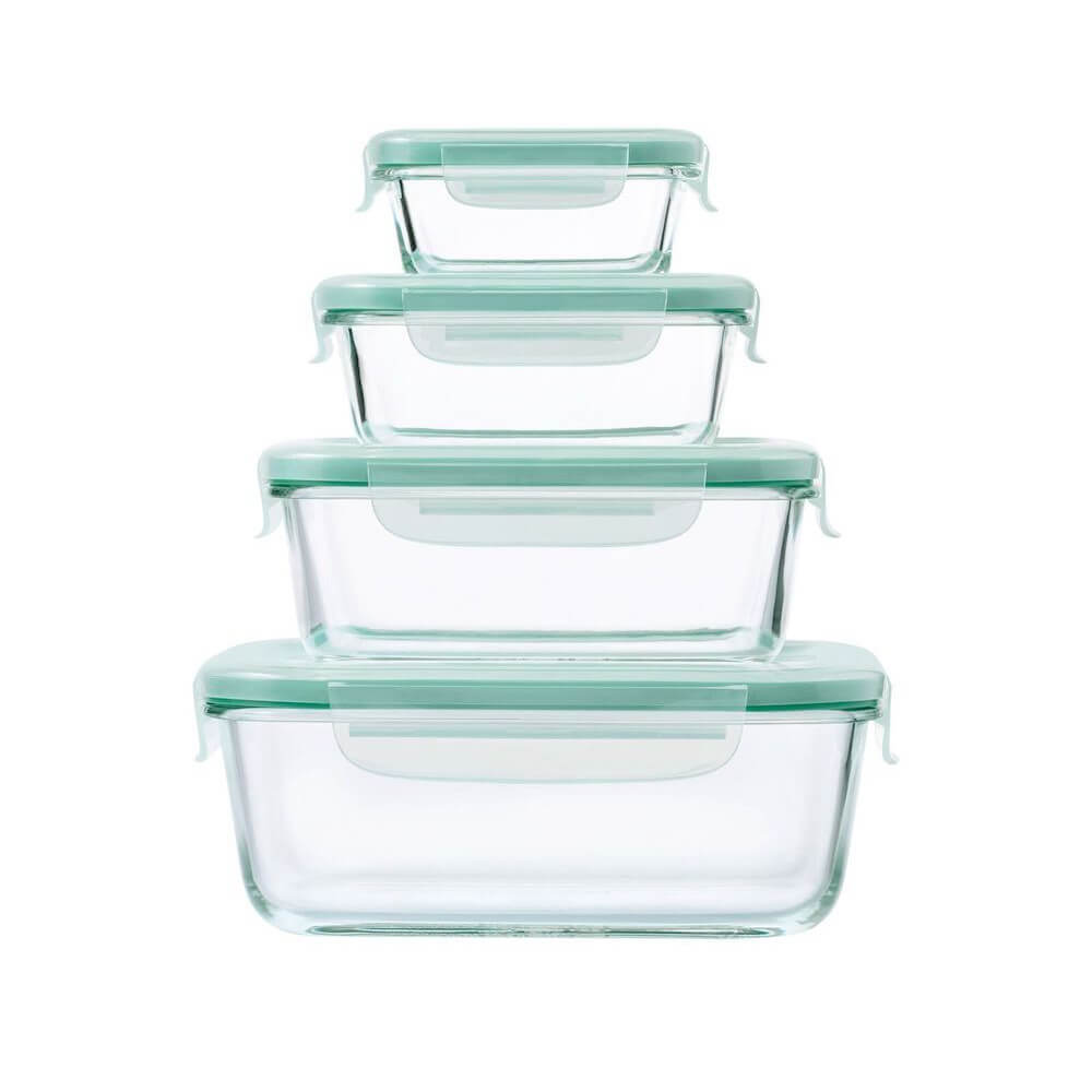 Oxo Good Grips Smart Seal Glass Container Set (4st)