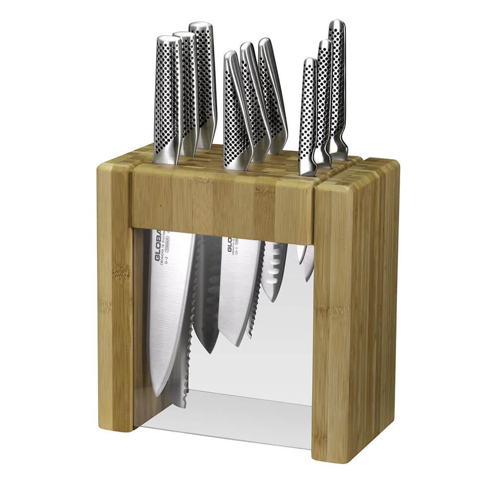 Facas globais Ikasu Knife Block Set