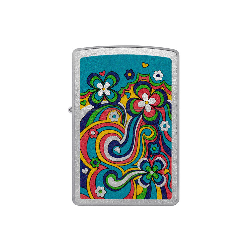  Zippo Flower Power Design Sturmfeuerzeug