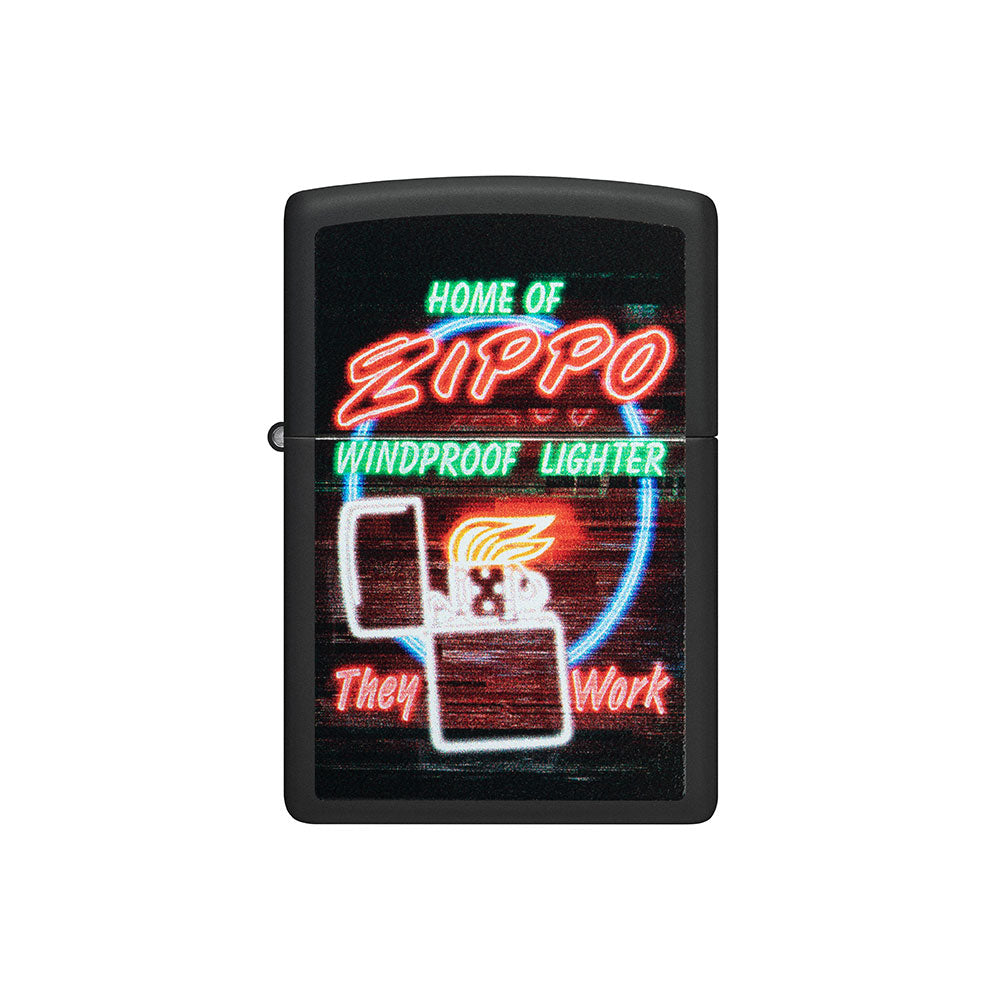 Design Zippo Zippo Design Black a prueba de viento más ligero