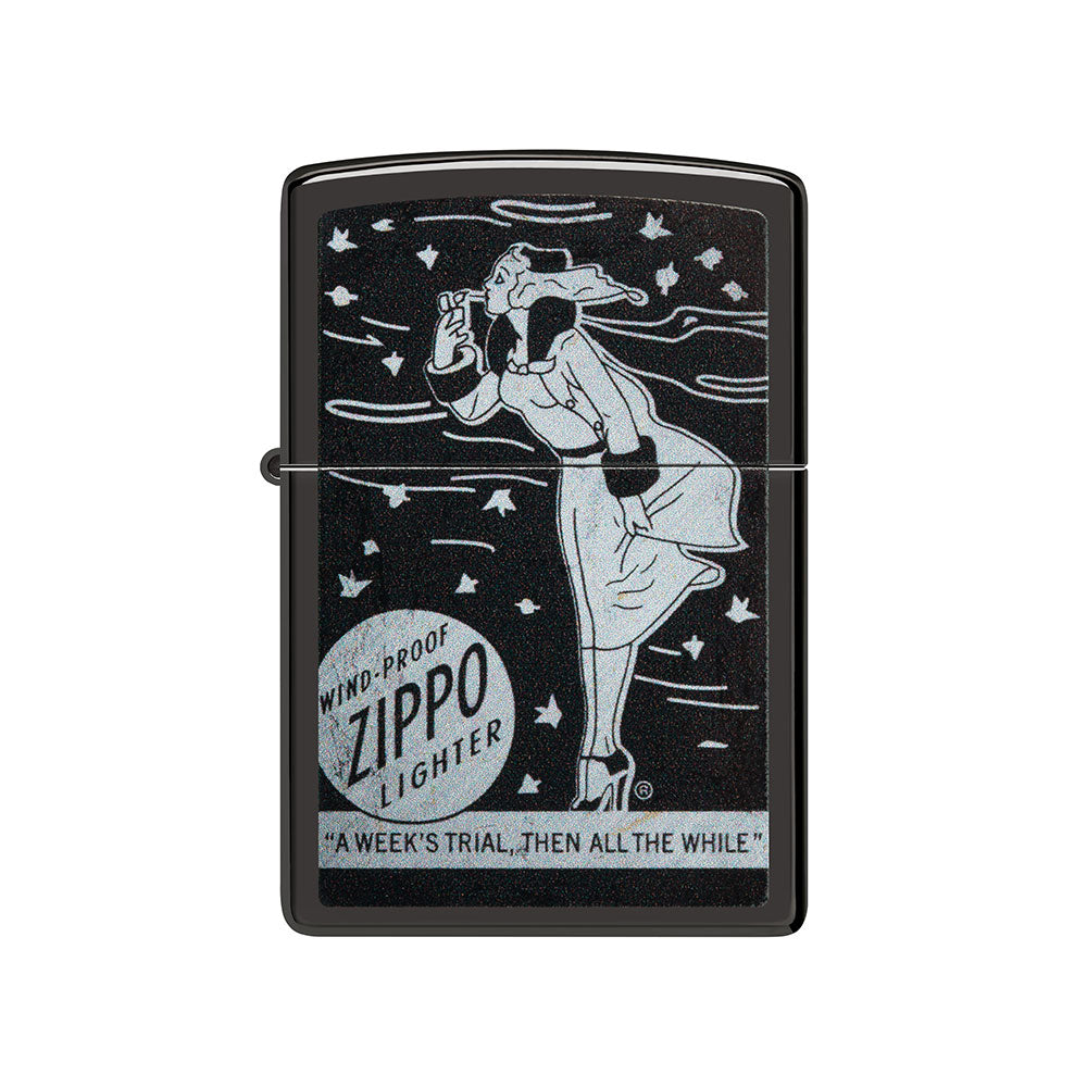 Zippo Zippo Design Black Windproof lettere