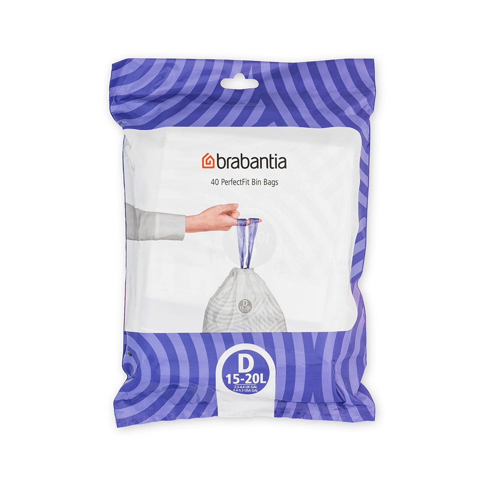 Brabantia PerfectFit Dispensver Pack avec 40 sacs