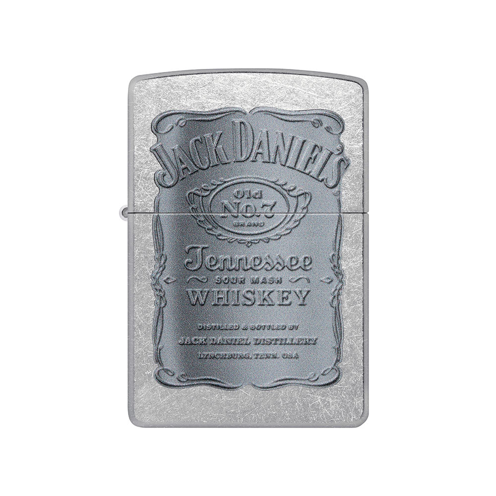 Zippo Jack Daniel's Street Chrome à prova de vento