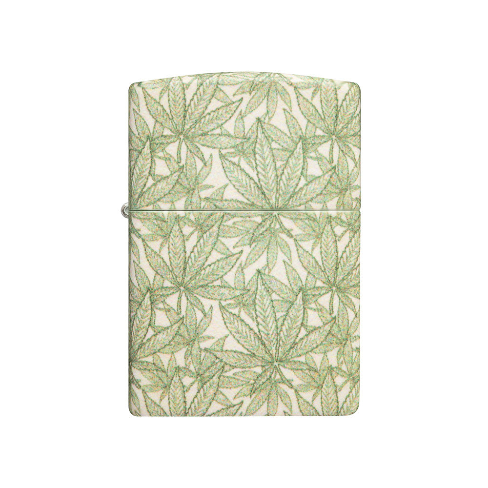 Zippo 540 matt cannabis design lettere