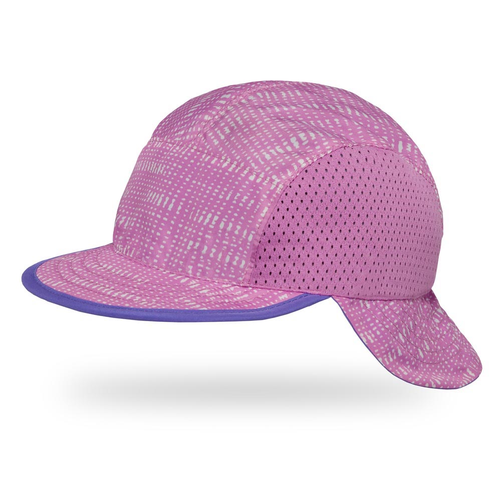 Lila gräsmatta/iris spädbarn solflip cap