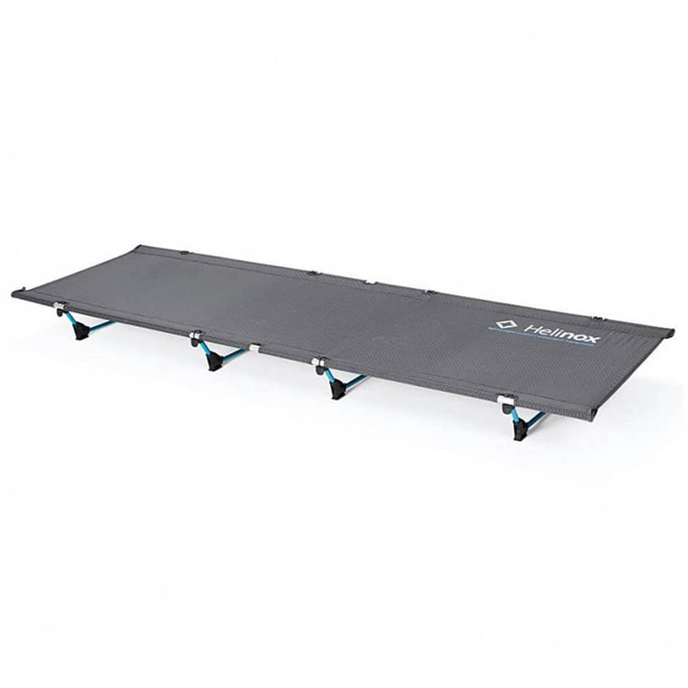 Cot Convertible Stretcher Black w/ Blue Frame