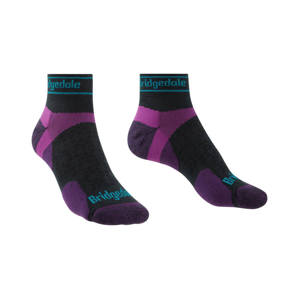 Chaussettes basses mérinos pour femmes (violet)