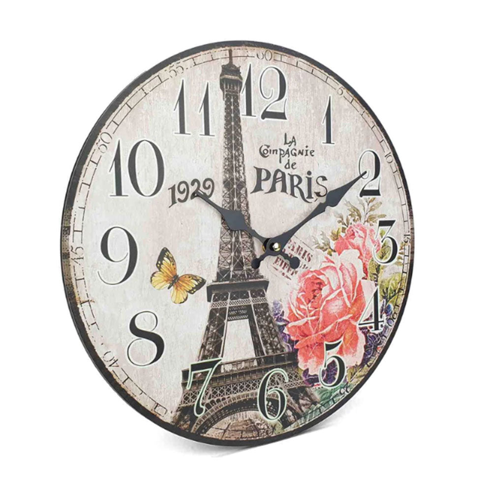 Clock mdf classico MDF 12 "(34x34x2.5cm)