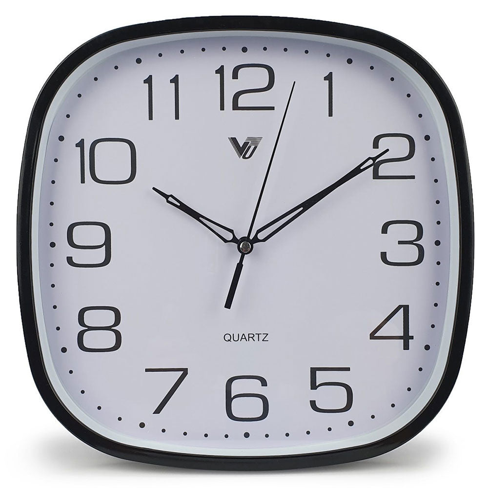 Reloj de pared de estudio cuadrado 10 "