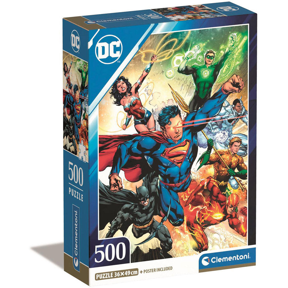 Clementoni HQC DC Comics Compact Box 500-Piece Puzzle