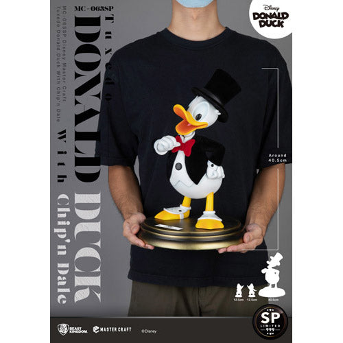 BK Master Craft Tuxedo Donald Duck with Chip'n Dale Figure