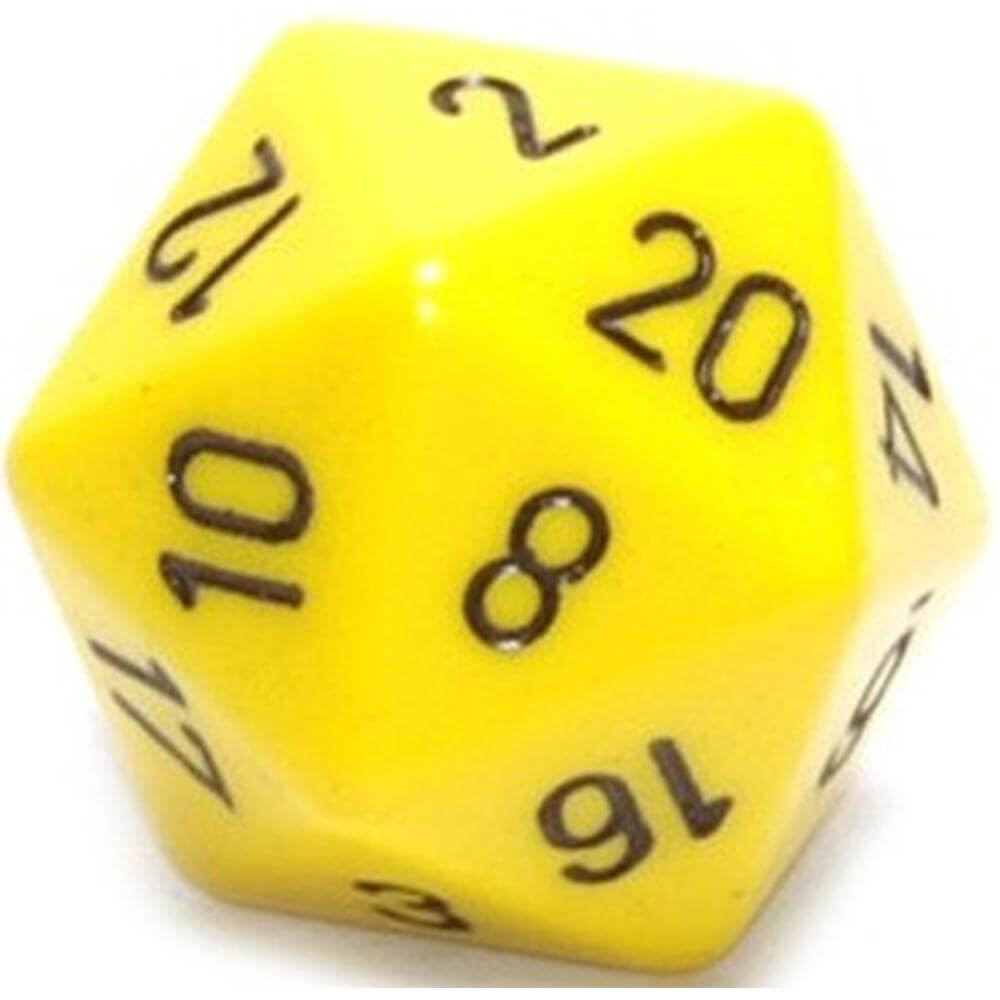 DICE D20 OPAQUE (34MM)