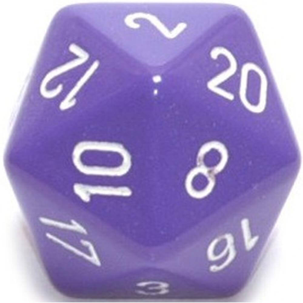 D20 dados opaco (34 mm)